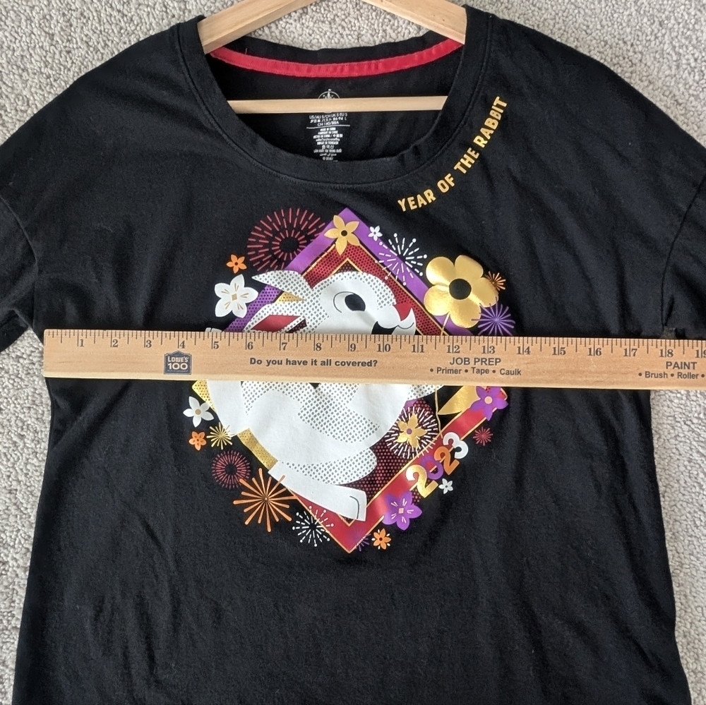 Disney Year of the Rabbit Lunar New Year 2023 Thumper Long Sleeve black Shirt S - Picture 9 of 12